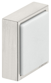 Wall mounted door stop, zinc alloy, for screw fixing - 937.14.670