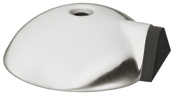 Floor mounted door stop, stainless steel/brass - 937.52.020
