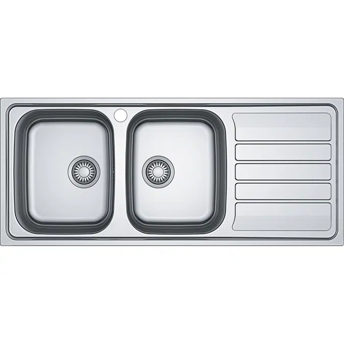 Flash Çift Kaseli Lavabo Sağ Drenaj-Sol Kase 2008346