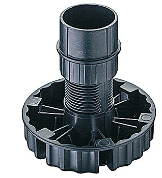 Tube with screw-in glide, HE Plinth system - 637.76.323