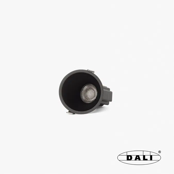 0336192732D - Siyah Gömme Lambası 7W 36° 2700K