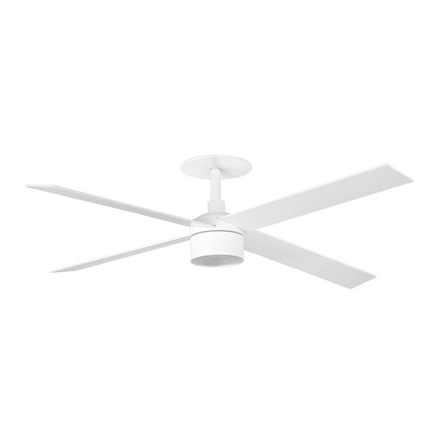 RUDDER RECESSED TEK 4 L White/ash fan 4000K Wall Control white