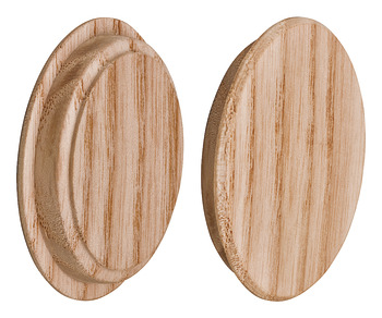 Cover Cap, Solid Wood Untreated, For Blind Hole Ø 35 Mm - 045.32.245