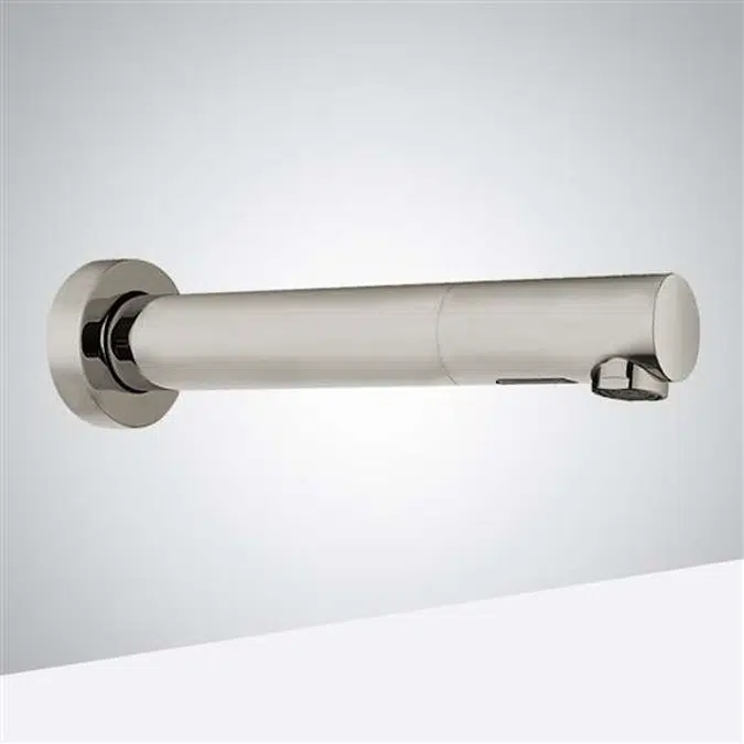 Wall Mount Brushed Nickel Touchless Basin Faucet