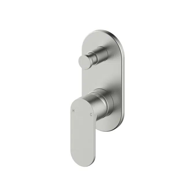 Mizu Soothe MK2 Brushed Nickel Shower Mixer with Diverter Kit 11790