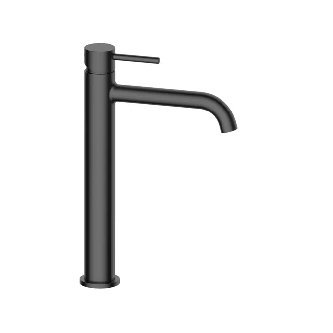 Mizu Drift Mat Siyah Uzatılmış Kavisli Lavabo Musluğu 2267222