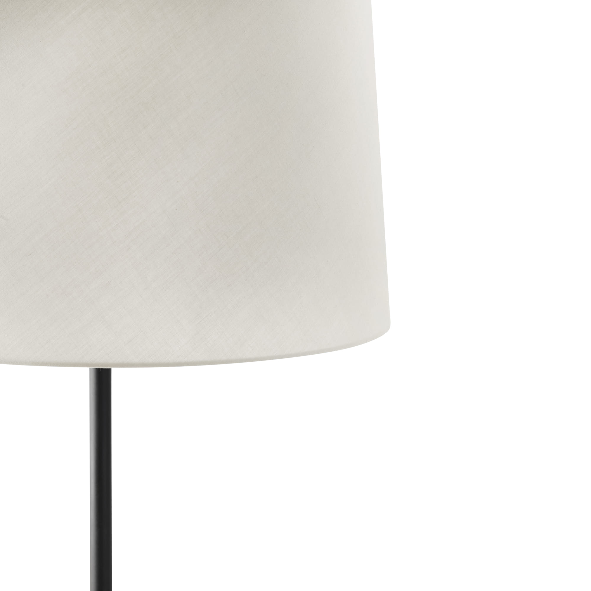 WINDSOR Black/Linen floor lamp