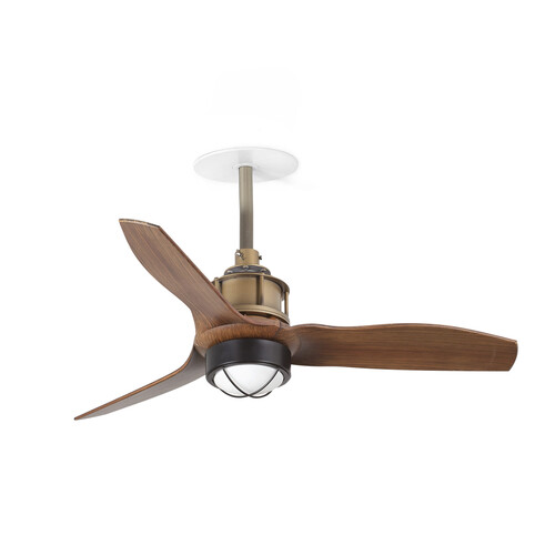 JUST fan S RECESSED Old altın/ceviz fan 3000K TUYA