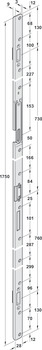 Lock strip for Secury Automatic locking device - 911.49.612