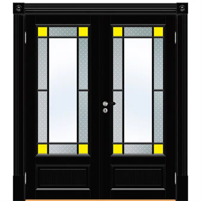 Superior Sekel 7323 Double Equal Interior Door