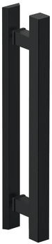 Flush pull handle for sliding doors, Aluminium, one-sided, square - 905.01.133