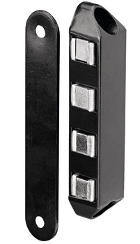 Magnetic catch, Pull 8.0 or 12.0 kg, for screw fixing, straight-edged - 246.75.320