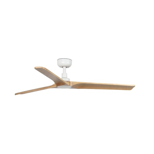 HEYWOOD L Ceiling fan beyaz/pine