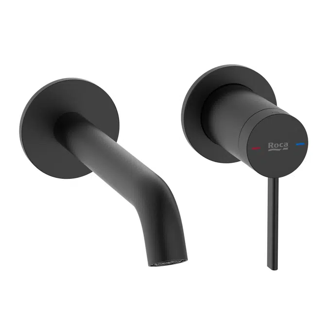 Ona Mat Siyah Duvar Lavabo/Banyo Batarya Seti 2266892