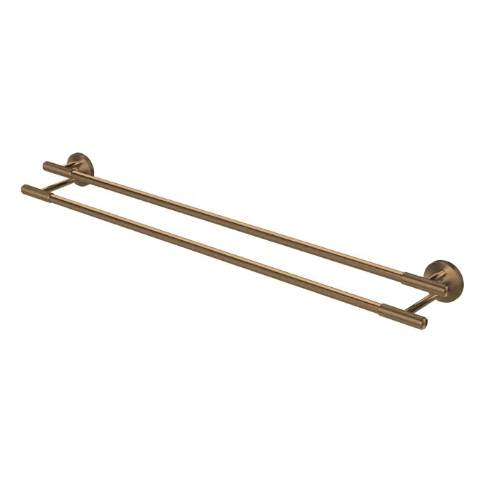 Milli Marq Edit Brushed Bronze Double Towel Rail 800mm 21947