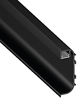 Recessed Grip ProfileDéco, C-profile with integrated LED profile - 126.00.015