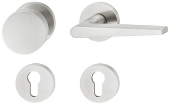 Door handle set, Stainless steel, FSB, ASL® model 12 1005 01710 6204 - 903.85.826
