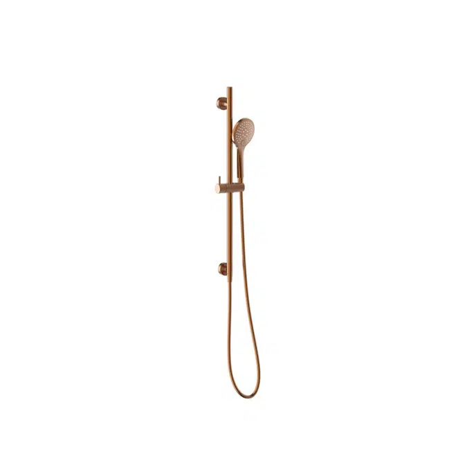 Drift Brushed Bronze Single Rail Shower with Top Rail Water Inlet 2269245