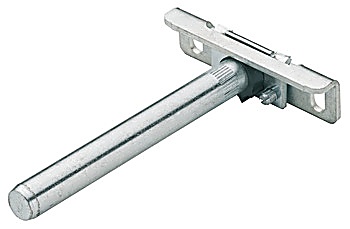 Shelf support, With screw-on plate, side, height and tilt adjustment - 283.33.904