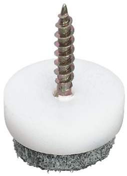 Furniture glide, Felt, Height 9 Mm, With Screw - 650.20.720