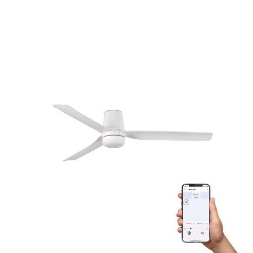 MINI PUNT TUB S LED Ceiling fan white 10W SWT TUYA