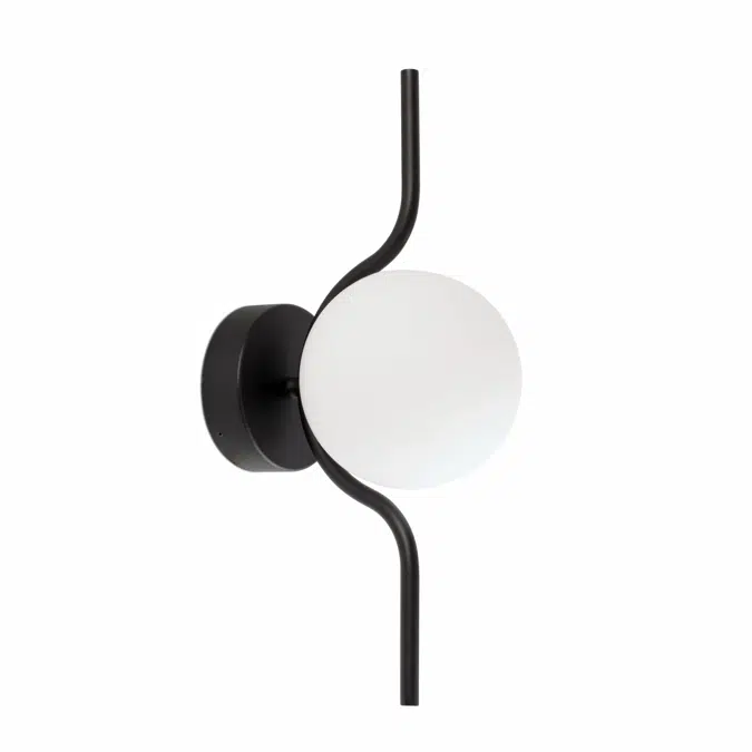 29695 - LE VITA Black Wall Lamp