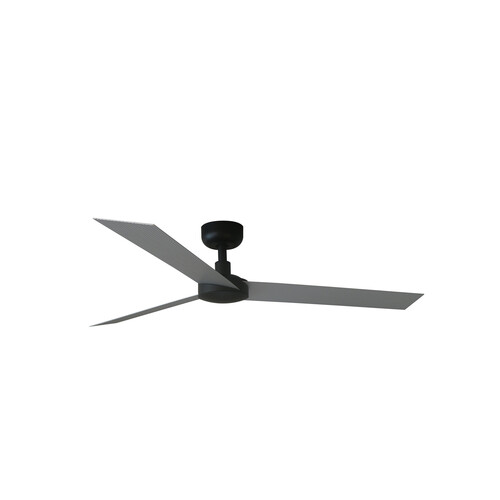 CRUISER L Ceiling fan black/aluminium Wall Control black