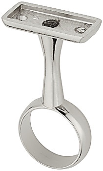 Rail centre support, For wardrobe rail, round, ⌀ 25 mm - 802.02.750