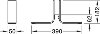 Foot, Low, Rossoacoustic Solitaire fitting series - 785.00.011