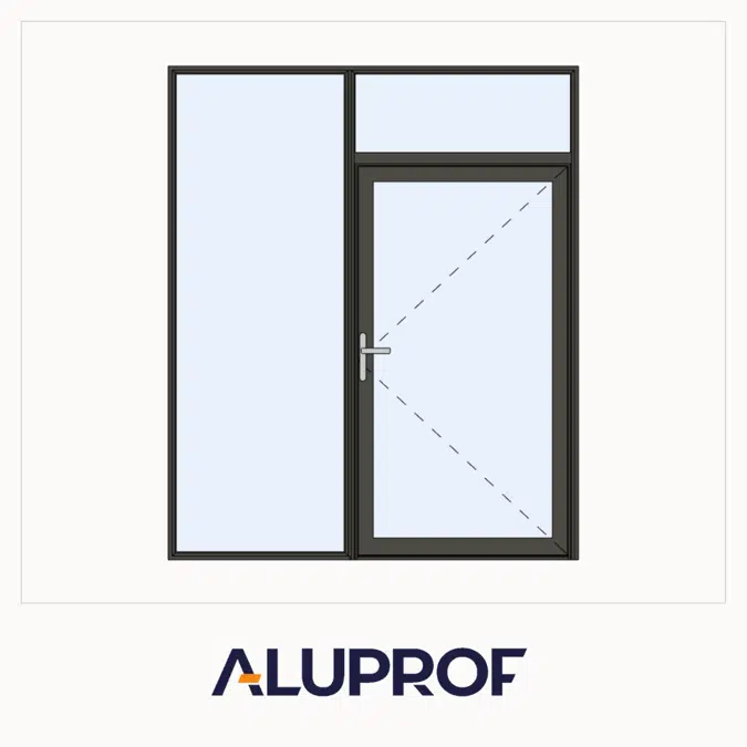 MB-Ferroline Single Inward Opening Slim Profile Door