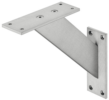 Breakfast bar support, Aluminium, inclined - 505.35.033