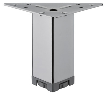 Furniture foot, with plate, with height adjustment - 634.88.212