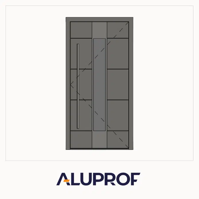 MB-86N SI AD25 Single Panel Door (Inward/Outward Opening)