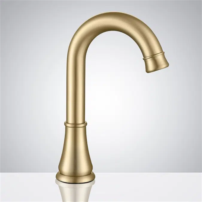 Brushed Gold Design Touchless Faucet