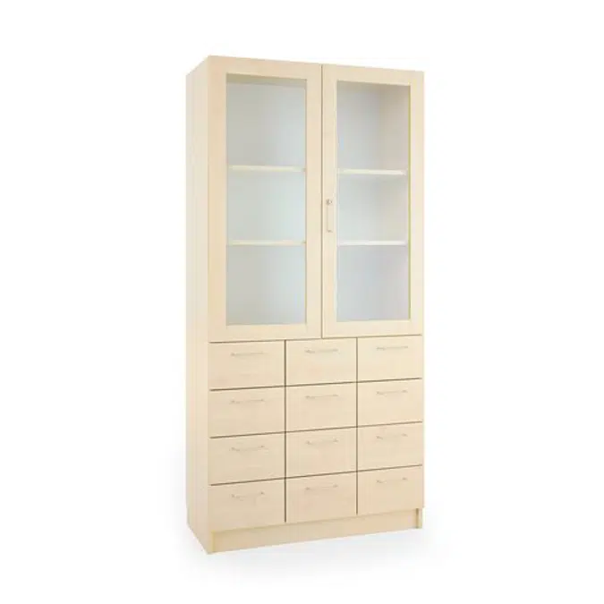 Theo Storage Cabinet with Drawers and Doors