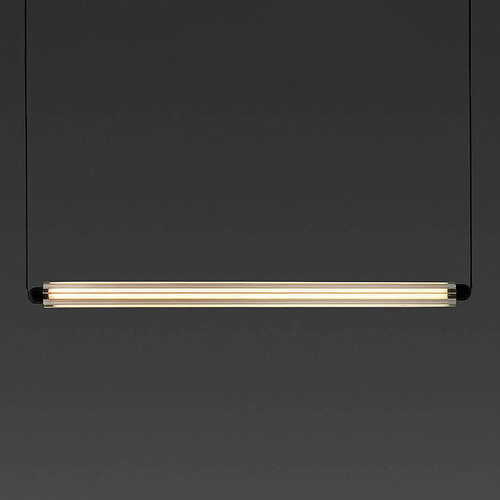NESO SLIM LUMINA 600 1L siyah horizontal pendant 12W 2200K