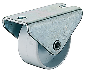 Equipment and swivel castor, With soft running surface, fixed - 661.23.363