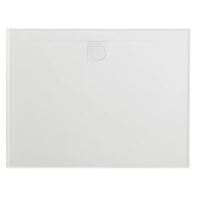 Solus White 1200 x 900mm Polymarble Shower Base with Waste & Grate Cover 1710009