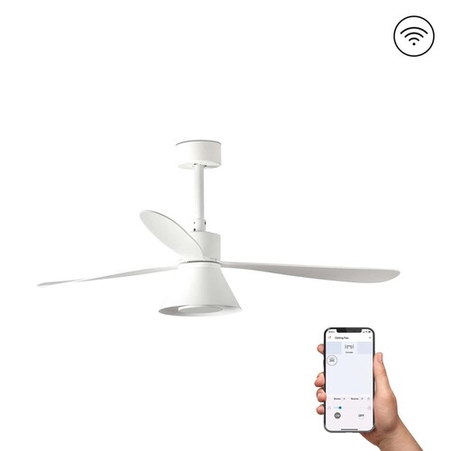 AMELIA CONE L Ceiling fan beyaz CCT TUYA