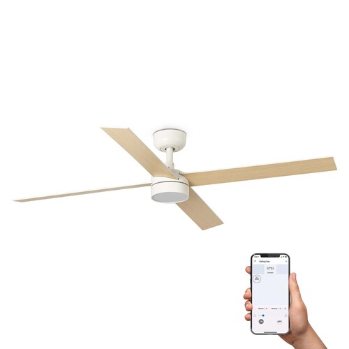 RUDDER 4 L White/ash fan 20W SWT TUYA