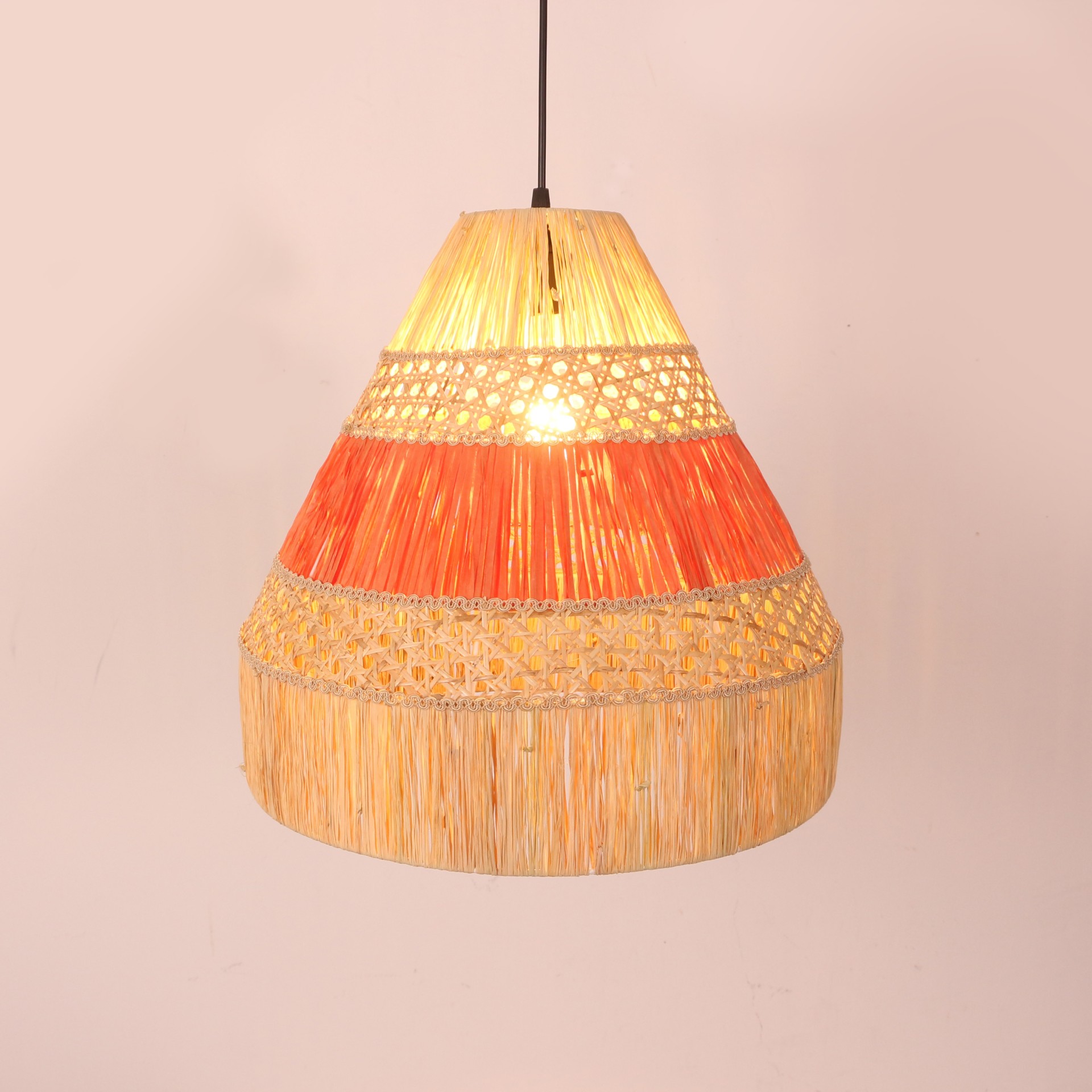 Mihrace Doğal Rafya Avize