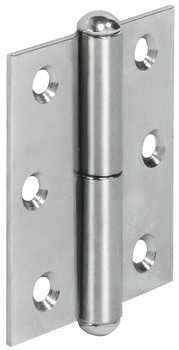 Butt hinge, steel, crank A, straight - 331.08.708