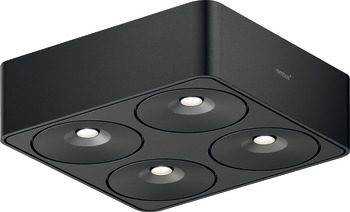 Surface Mounted Downlight, Nimbus Q Four ON, 550 mA - 833.68.450
