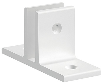 Toilet screen wall support, aluminium, for panel thickness 13 mm - 980.79.866