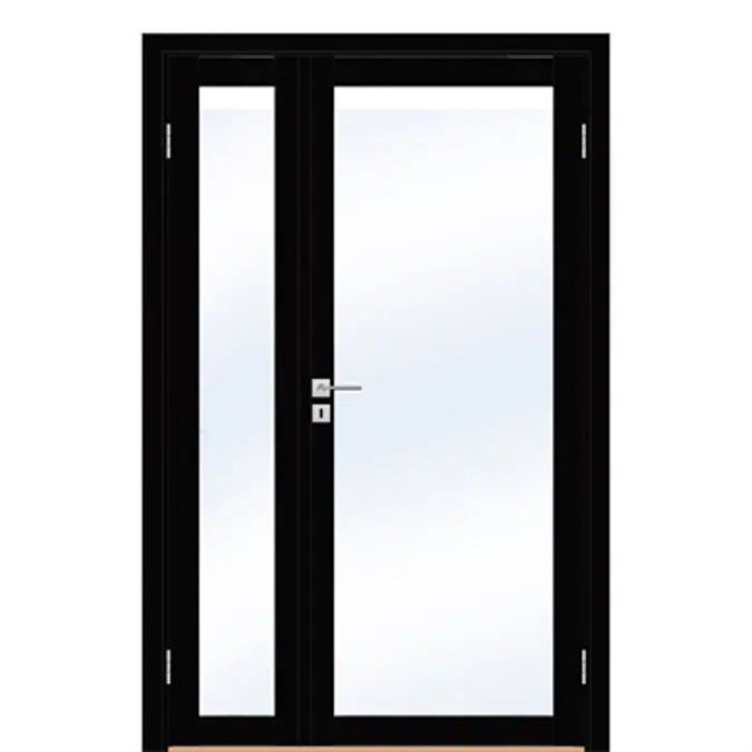 Superior Format 7531 Double Unequal Interior Door