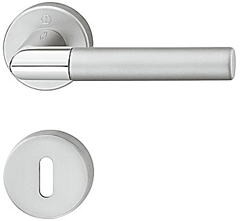 Door handle set, Aluminium, Hoppe, Lecce 1405/42KV/42KVS - 904.91.096