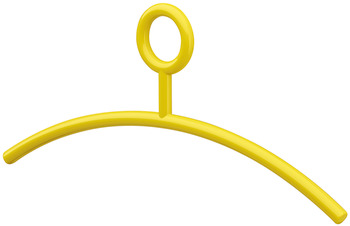 Coat hangers, Polyamide, ring, fixed hook - 804.57.118