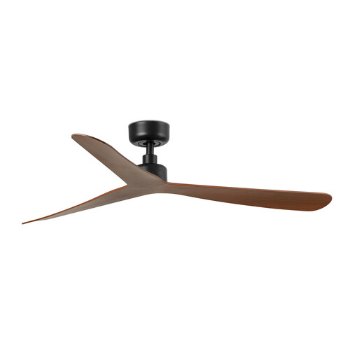 ROCKER L Ceiling fan siyah/ceviz 0-10V/1-10V