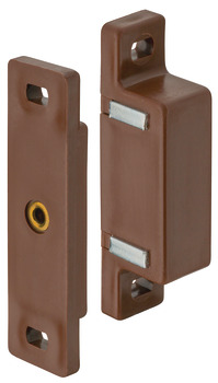 Magnetic catch, pull 4.0–5.0 kg, for screw fixing, square - 246.65.101