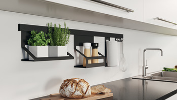 Balkon Korkuluğu Seti 1200 Mm, Korkuluk sistemi, alüminyum/çelik - 522.99.995